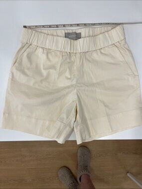 Everlane Easy Shorts Cream sz 8